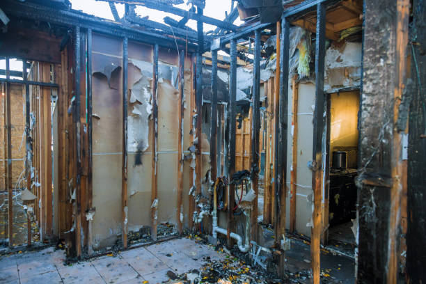 Professional Emergency Fire Cleanup technician working in Rushville, IL